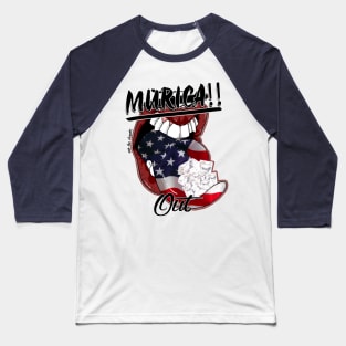 OTE Diamond Mouth Merica Edition Baseball T-Shirt